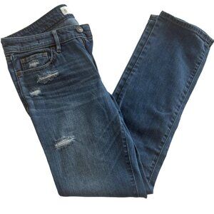 Abercrombie & Fitch Women's Dark Blue Skinny Jeans